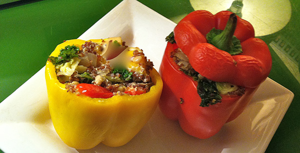 Winter Vegetable Stuffed Peppers