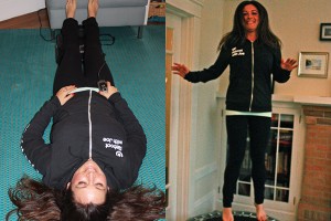 Angie Working Out on a Reboot