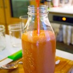 Juice in bottle
