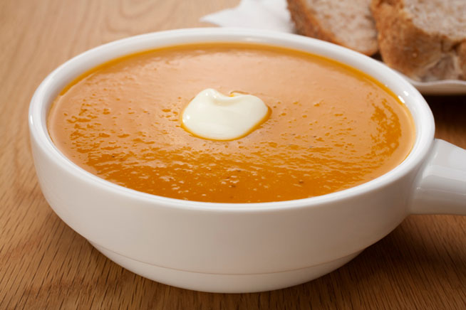 Blended soup