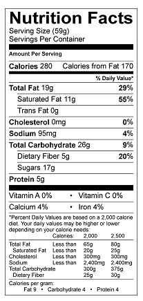 tim tam nutrition info recipe webber jamie