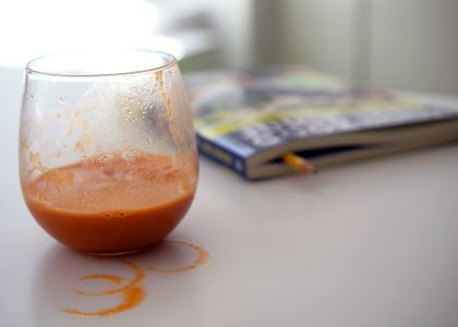 Juice in glass