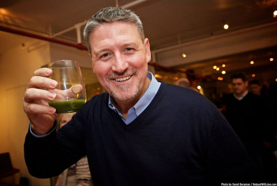 Joe Drinking Green Juice