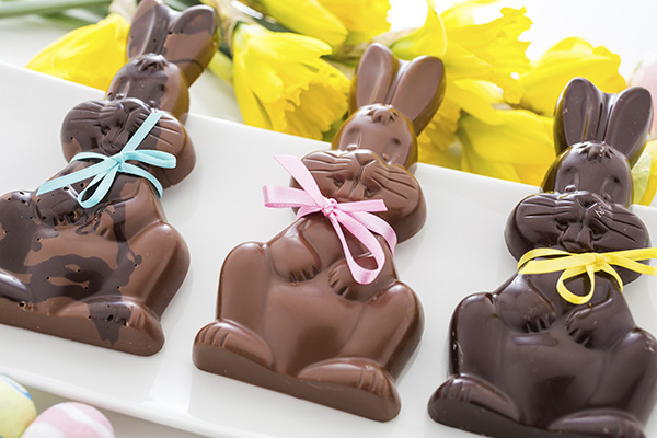 Solid Chocolate Bunnies