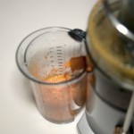 Juicer making juice