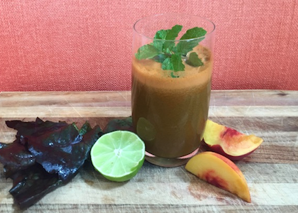 Peachy Mint Red Leaf Lettuce Juice