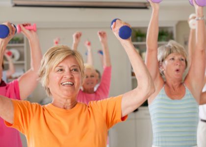 Women with weights