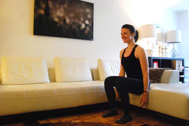 Sitting on Couch