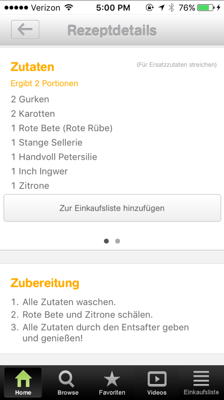 German App 2